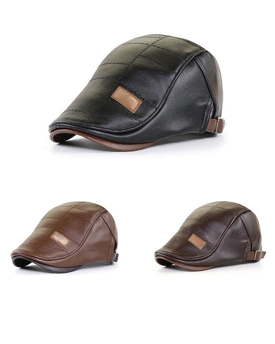 New Fashion Leather Beret
