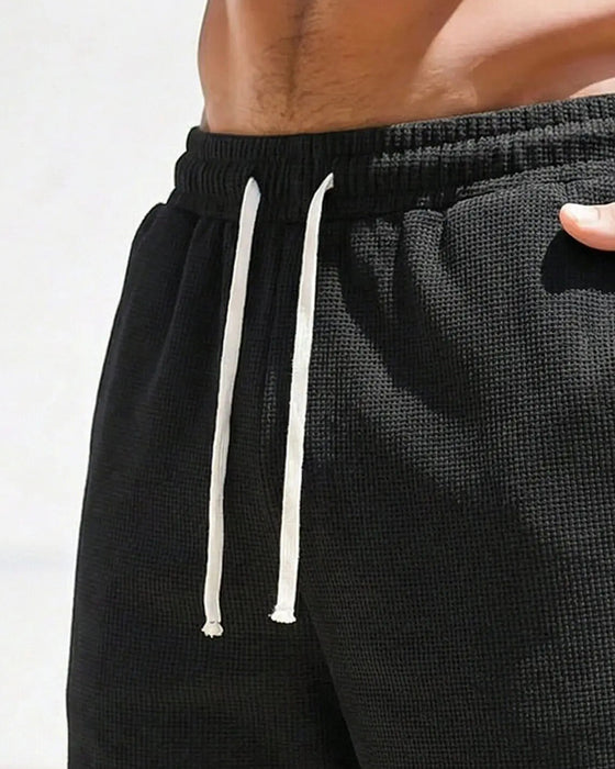Men’s Waffle Casual Shorts