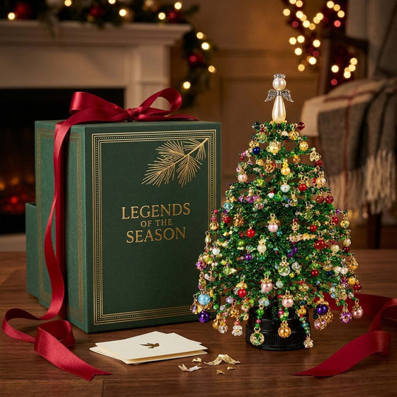 DIY Beaded Christmas Tree Ornament Craft Kit
