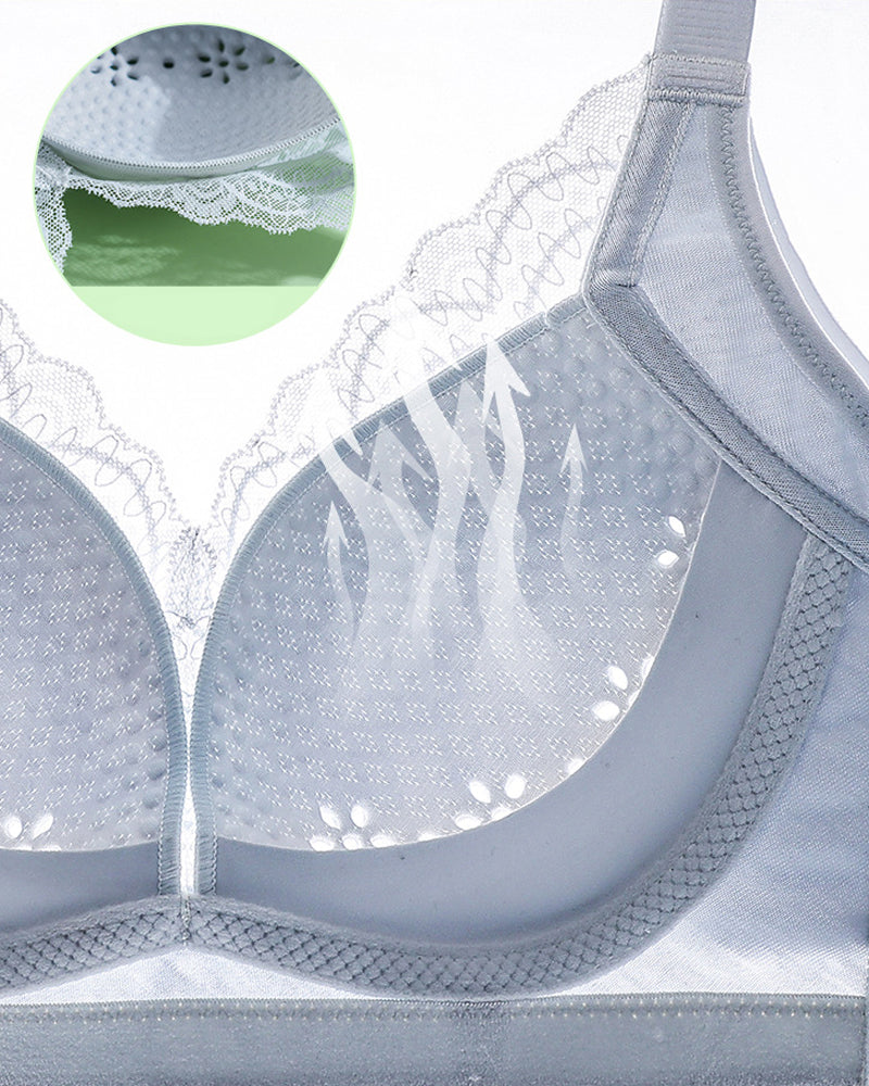 Women's Thin Non-Magnetic Adjustable Bra