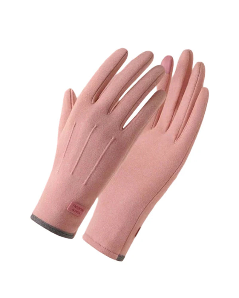 Warm And Windproof Gloves With Touchscreen Function And Anti-Slip Grip