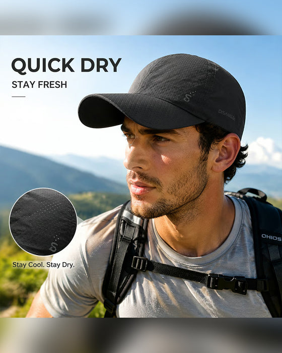 ☀️ Breathable Cool Perforated Baseball Cap | Lightweight Sun Protection Hat