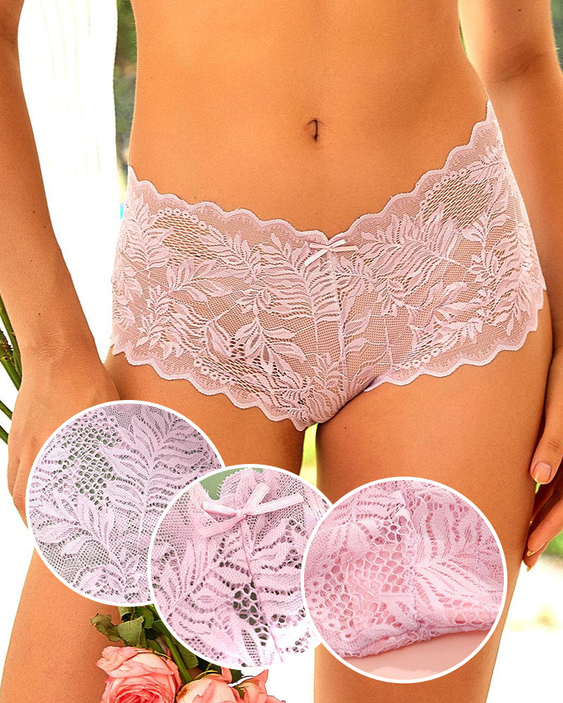 Women’s 8-Pack Sexy V-Waist Lace Cheeky Panties