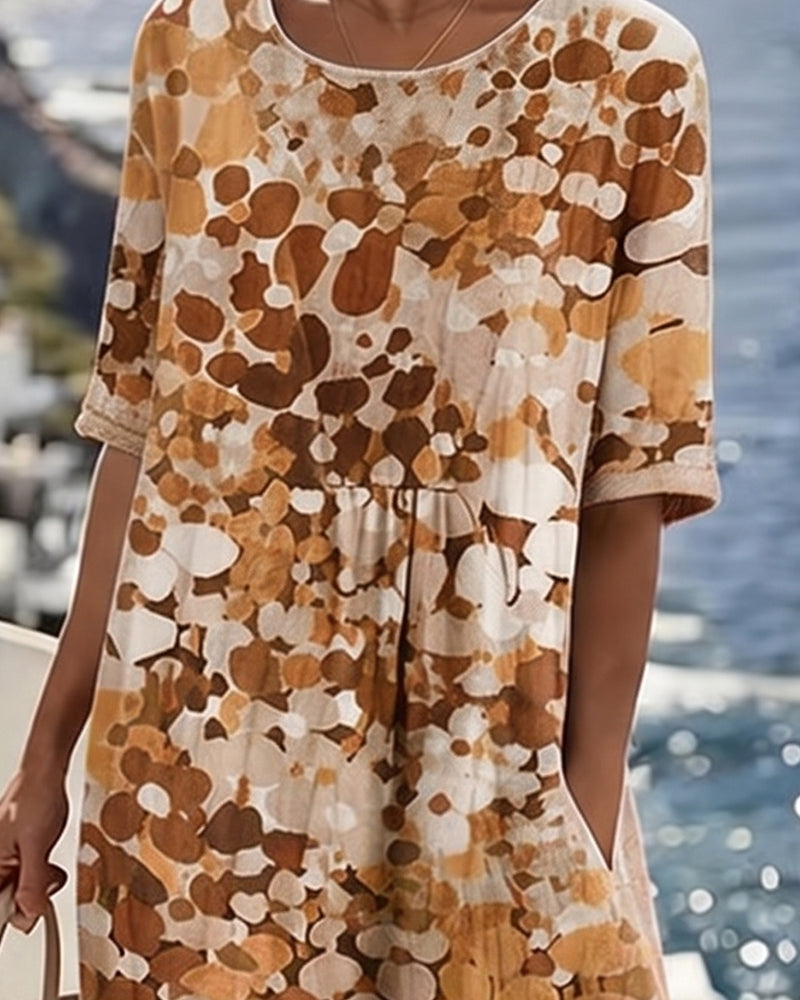 Printed Loose Dress