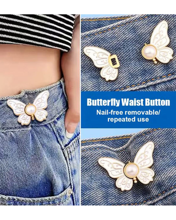 Pearl Butterfly Waist Buckle