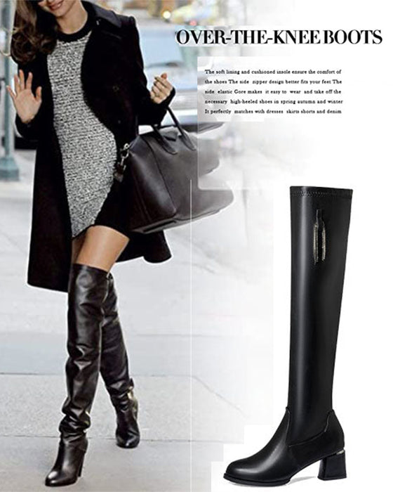 🔥 LAST DAY PROMOTION 🔥🌸✨Warm leather boots for women