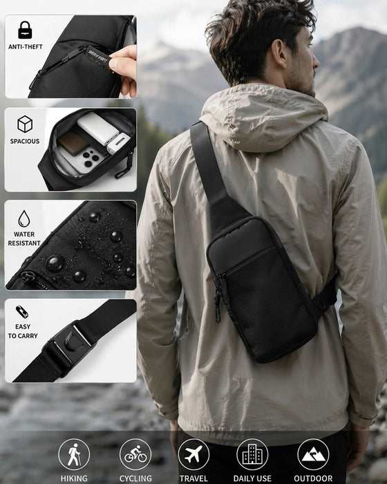 Anti-Theft Everyday Sling Bag – Lightweight Crossbody Travel Pack