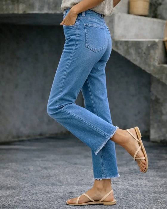 Casual Nine Points Pants