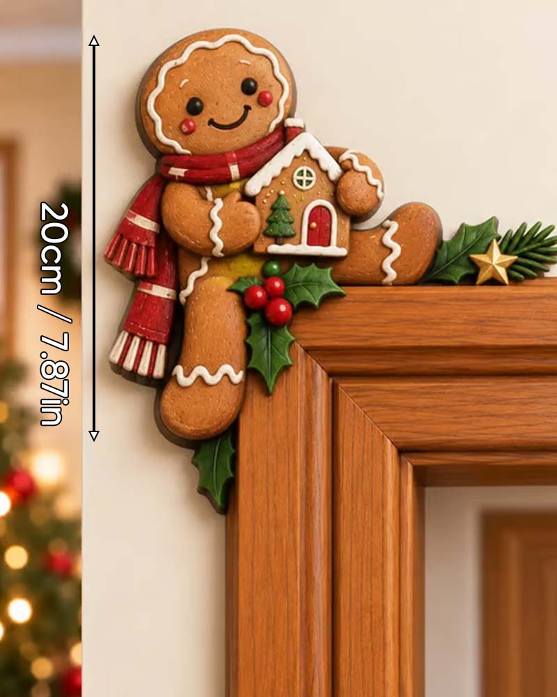 Christmas Peekaboo Door Frame Corner Decor