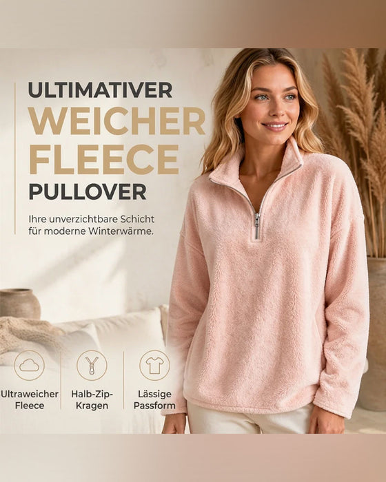 Zip Small Stand Collar Pullover Sweatshirt