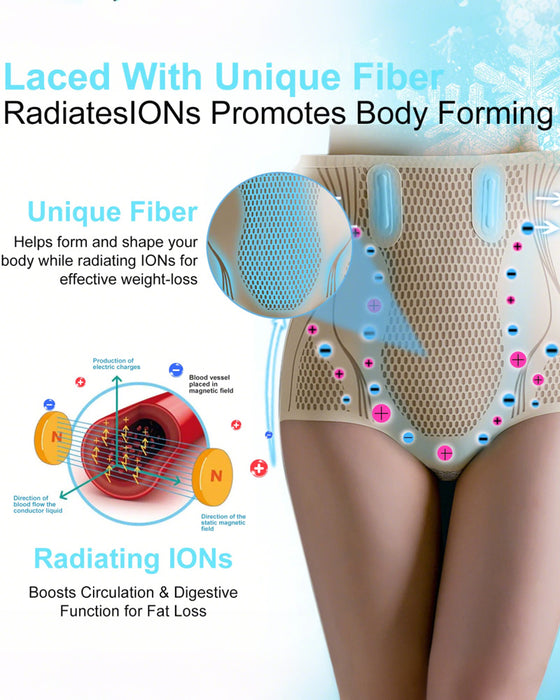 Fat Burning Lce Silk Lonic Fiber Shaping Shorts