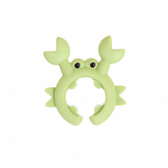 Silicone crab spatula placement rack