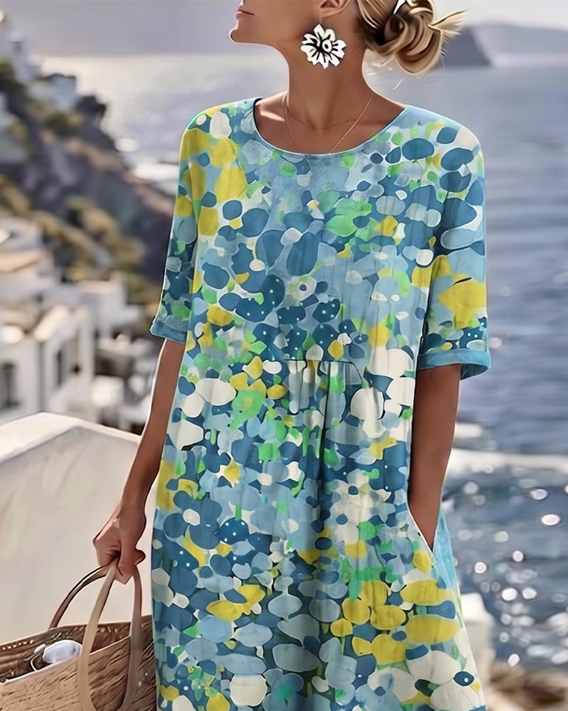 Printed Loose Dress