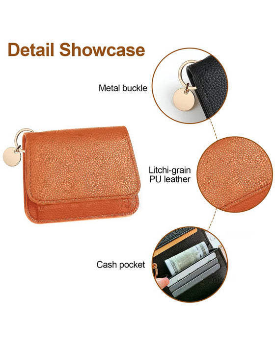 Women's Elegant Minimalist Short Slim Wallet