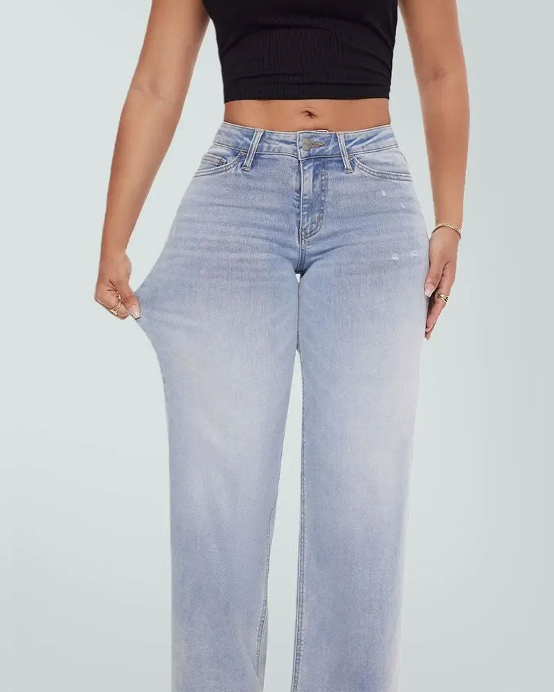 High Waist Wide Legs Jeans