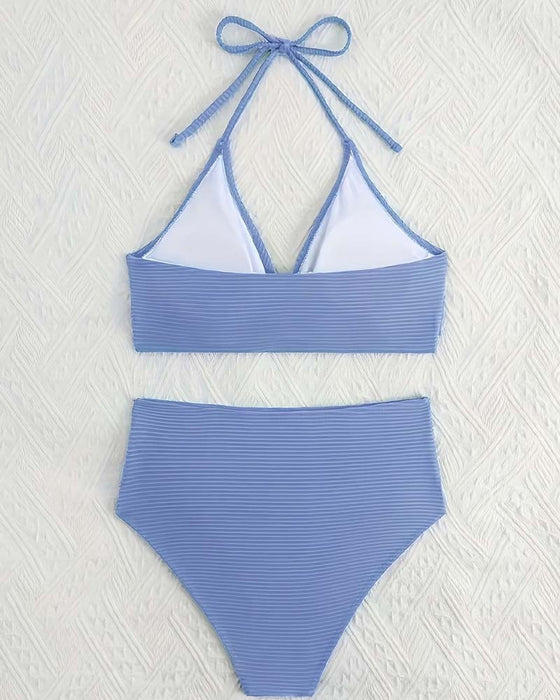 Halter High Waist Bikini