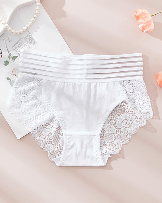 Wide Waist Lace Panties
