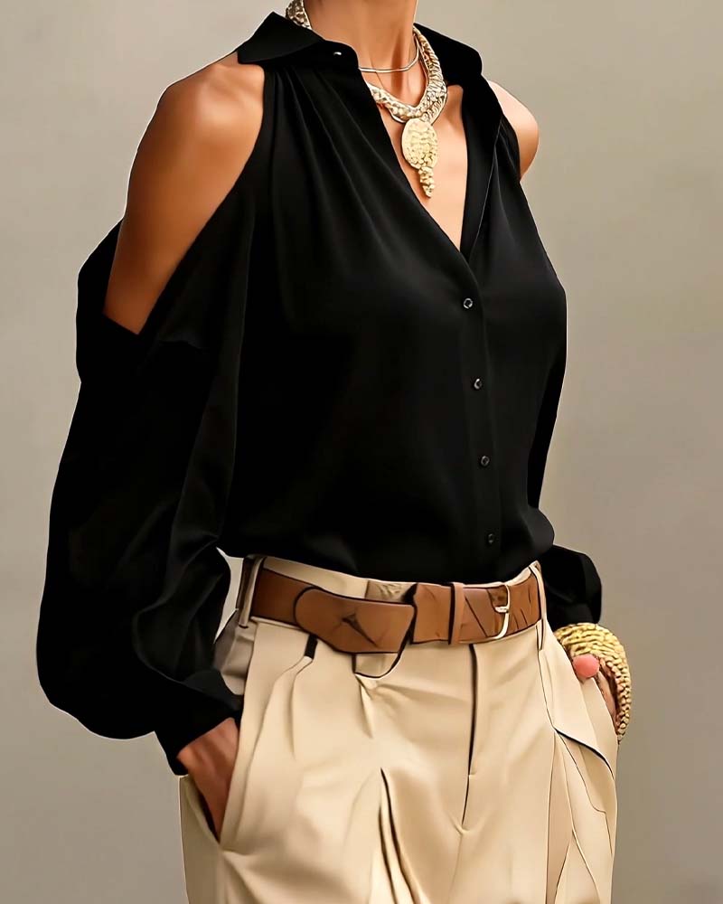 Off Shoulder Fashion Blouse