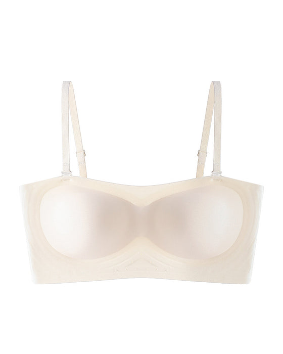 Strapless Solid Color Comfort Bra