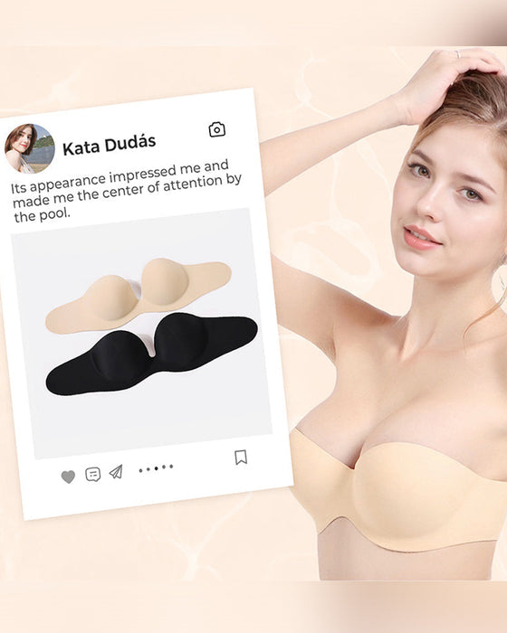 Secure Invisible Lift Stick-On Bra - Seamless, Lightweight & Breathable