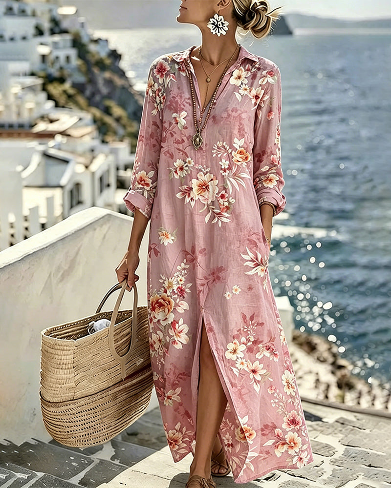 Floral Print Maxi Dress
