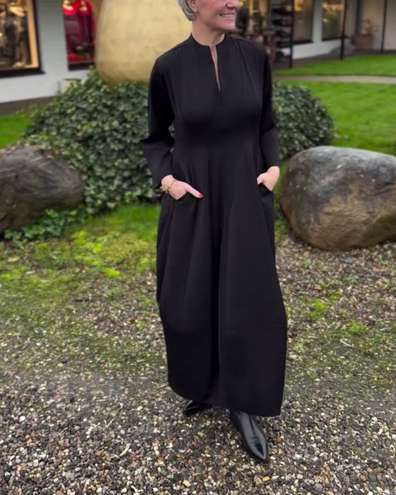 Elegant And Stylish V-Neck Dress