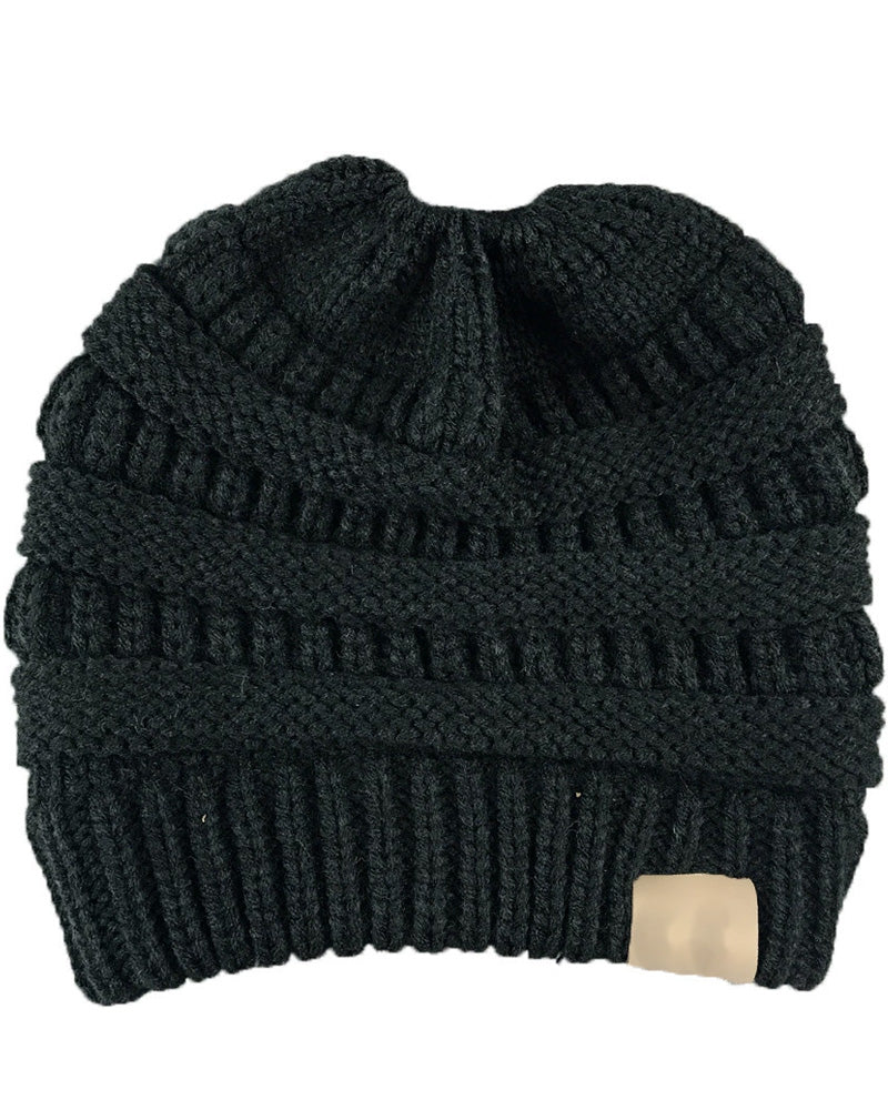Chic & Cozy Cable Knit Hat for Fall and Winter