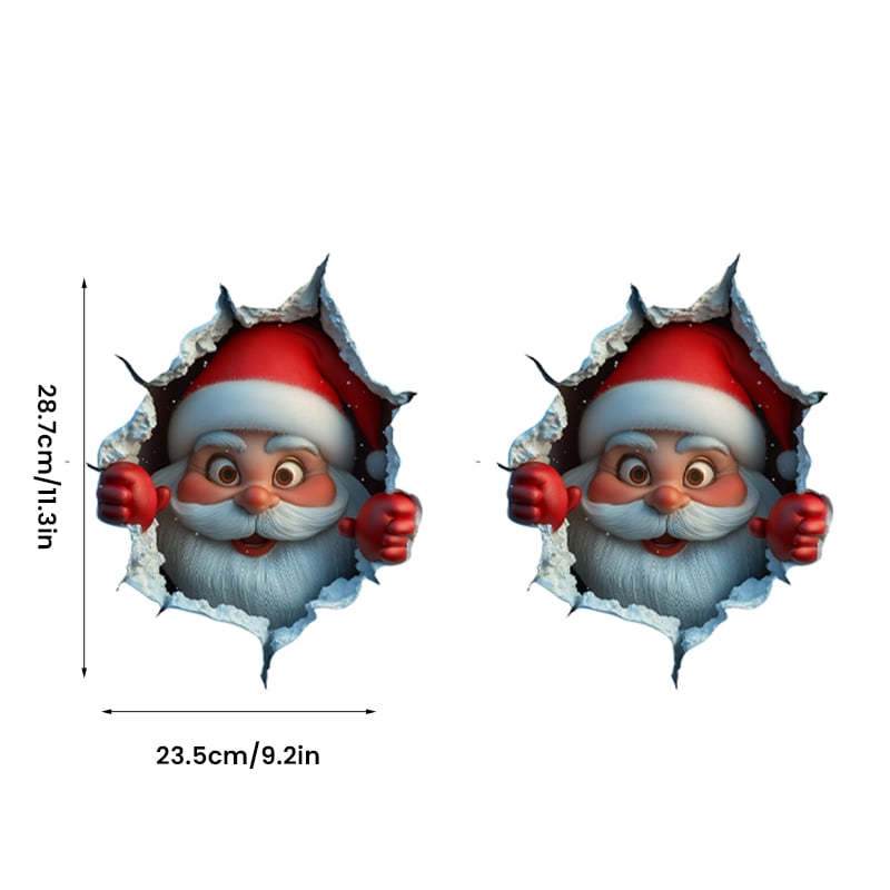 Santa Claus Wall Sticker Set