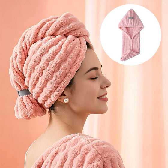 Ultra Absorbent Fast-Drying Hair Turban
