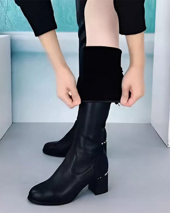 🔥 LAST DAY PROMOTION 🔥🌸✨Warm leather boots for women