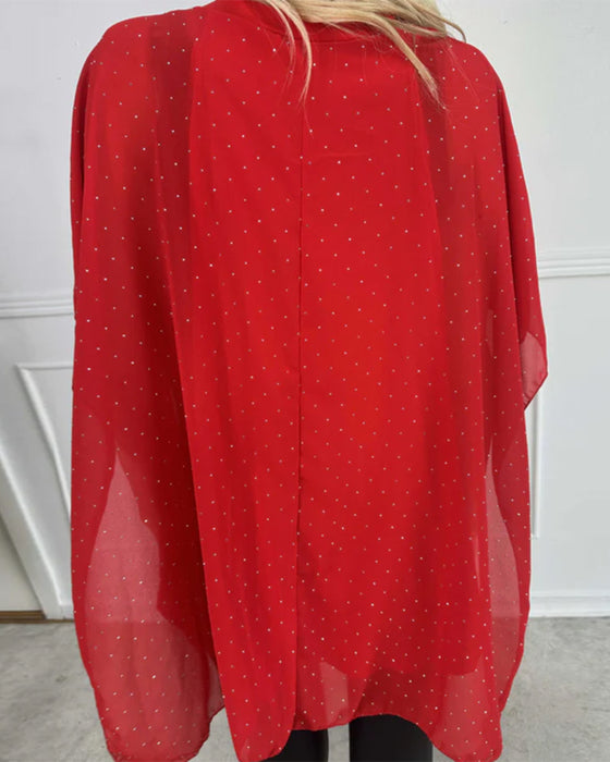 Batwing Sleeve Fashion Shirt