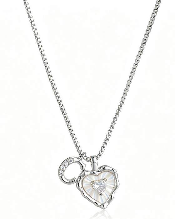 A–Z Micro Pave Letter Pendant Necklace