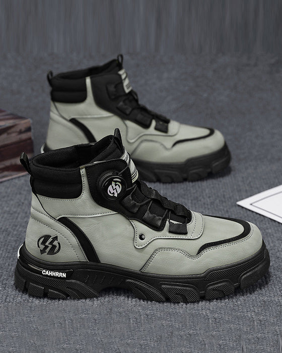 Men's Outdoor Swivel Buckle Work Shoes 🔄👞 – Waterproof 💦, Anti-slip 🚶‍♂️, Comfortable , Breathable 🌬️