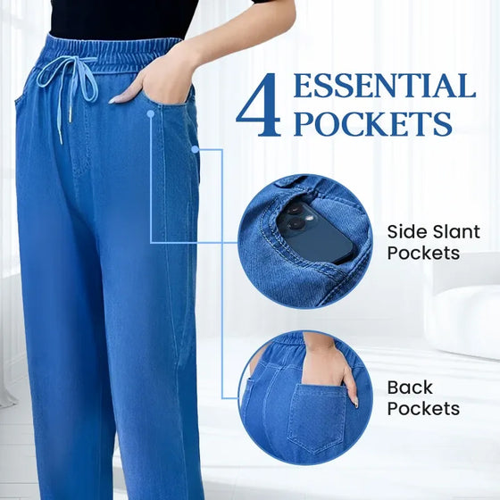 High Waist Ultra-Stretch Mom Jeans