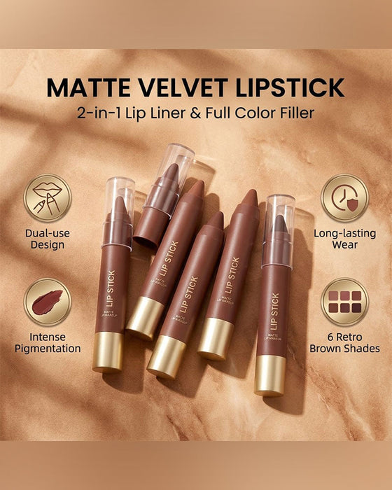 Velvet Matte Silk Texture High Pigment Lipstick