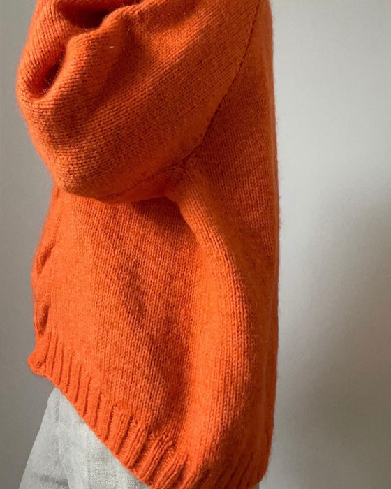 Turtleneck Raglan Sleeve Pullover