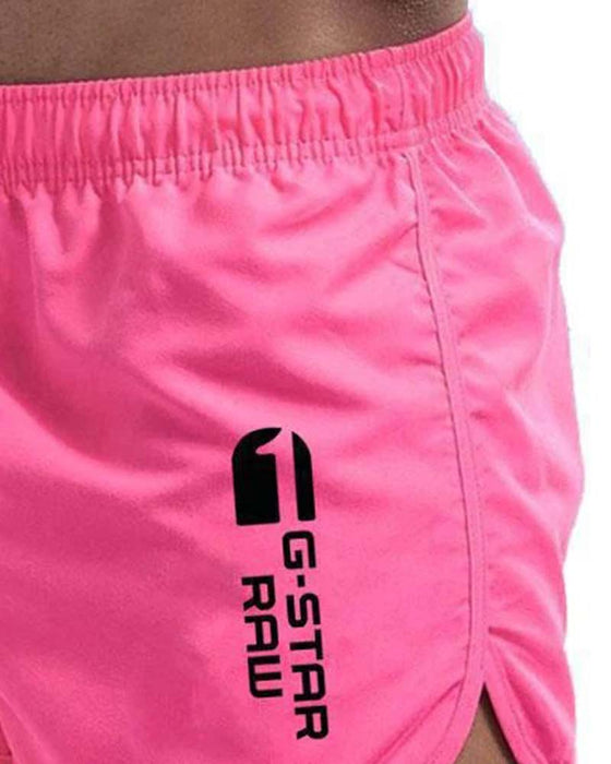 Elastic Waist Drawstring Quick-Dry Sports Shorts