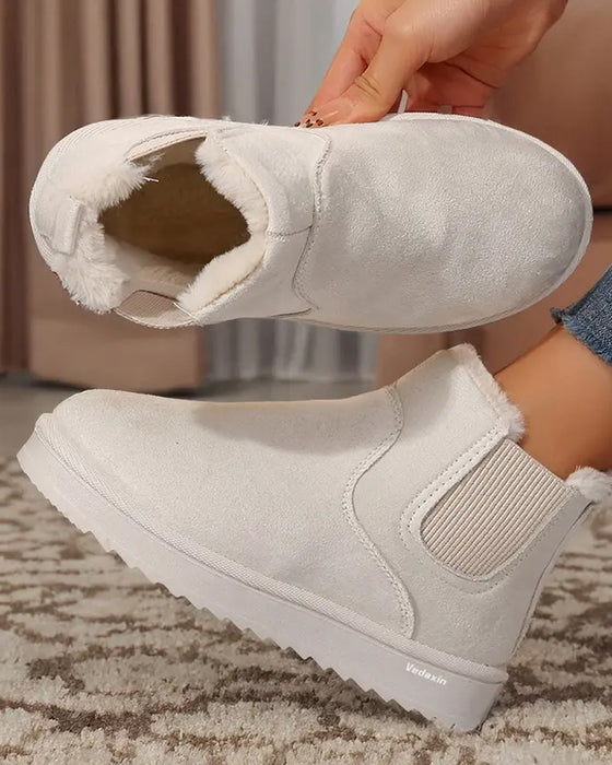 Women's Thick Soled Winter Snow Boots
