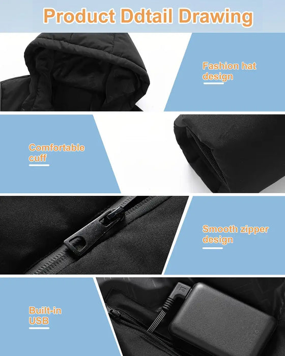 Smart Heating Padded Jackets