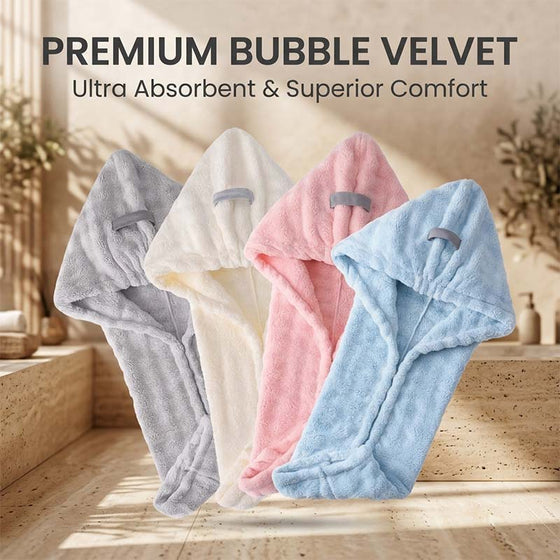 Ultra Absorbent Fast-Drying Hair Turban