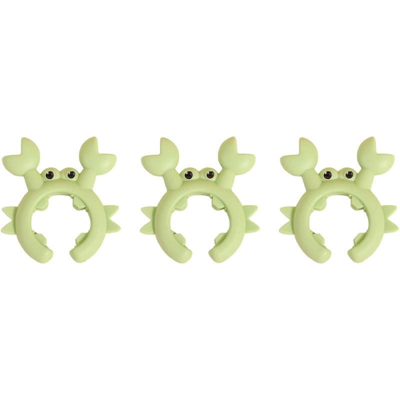 Silicone crab spatula placement rack
