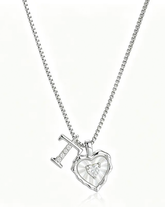 A–Z Micro Pave Letter Pendant Necklace