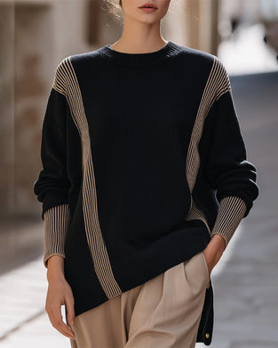 Irregular Geometric Loose Jumper