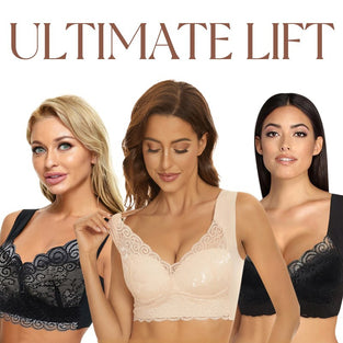 Seamless Push Up Wireless Lace Bra