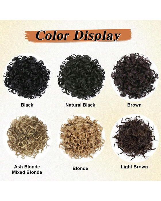 Drawstring Elastic Wave Wig