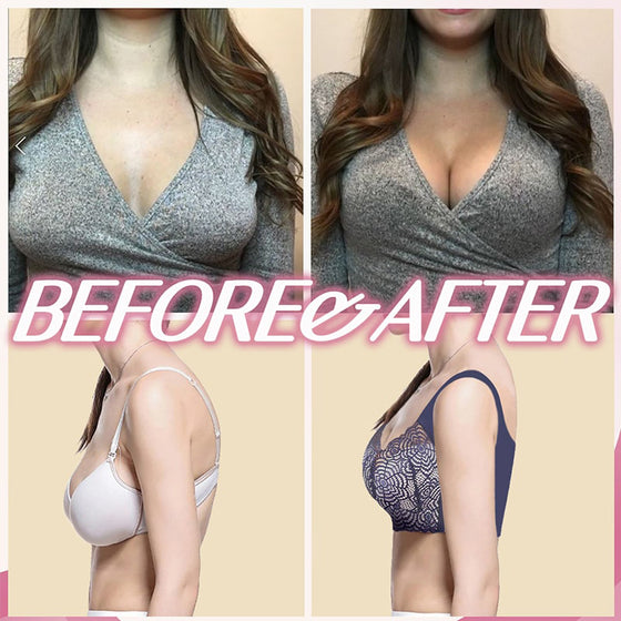 Ultimate Lift Full-Figure Seamless Lace Cut-Out Bra