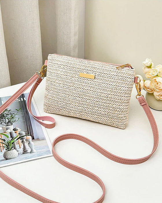 Shoulder Clutch Bag – Lightweight, Versatile, Metallic Accents ✨