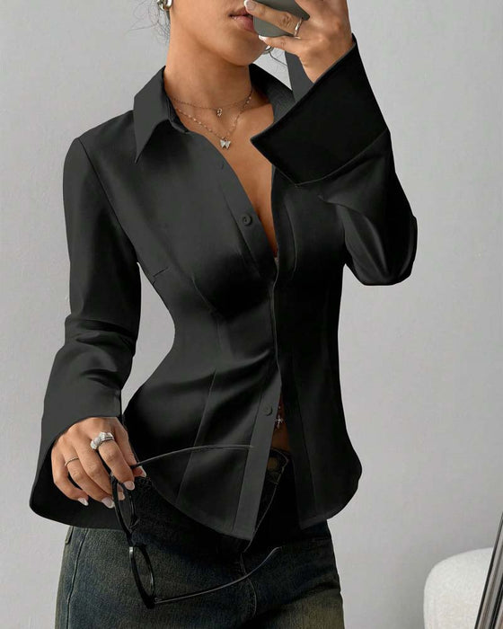 Women's Elegant Slim-Fit Blouse