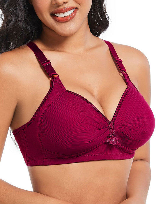 Three-Row Hook Bra