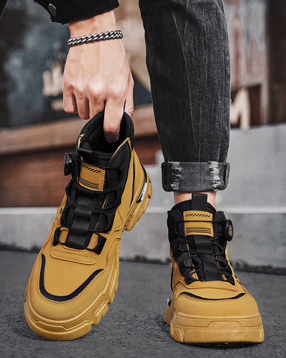 Men's Outdoor Swivel Buckle Work Shoes 🔄👞 – Waterproof 💦, Anti-slip 🚶‍♂️, Comfortable , Breathable 🌬️